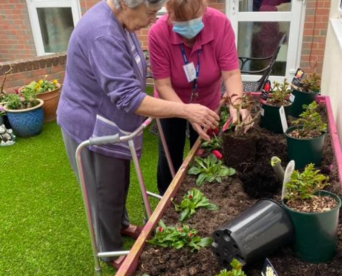 Benefits of gardening in older people